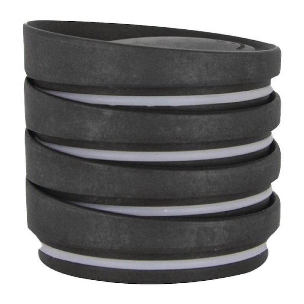 HuskeeCup Universal Lid Charcoal (Box 4)