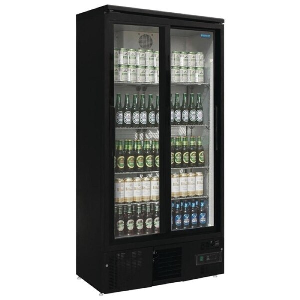 Polar G-Series Upright Back Bar Cooler with Sliding Doors 490Ltr- Commercial