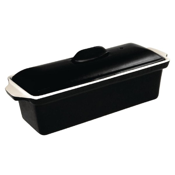 Vogue Pate Terrine Black - 110x340x105mm 4x13 1/4x4" 1 3/4Ltr