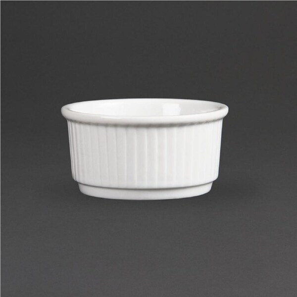 Olympia Whiteware Stacking Ramekin - 8.5cm 3 1/4" (Box 12)
