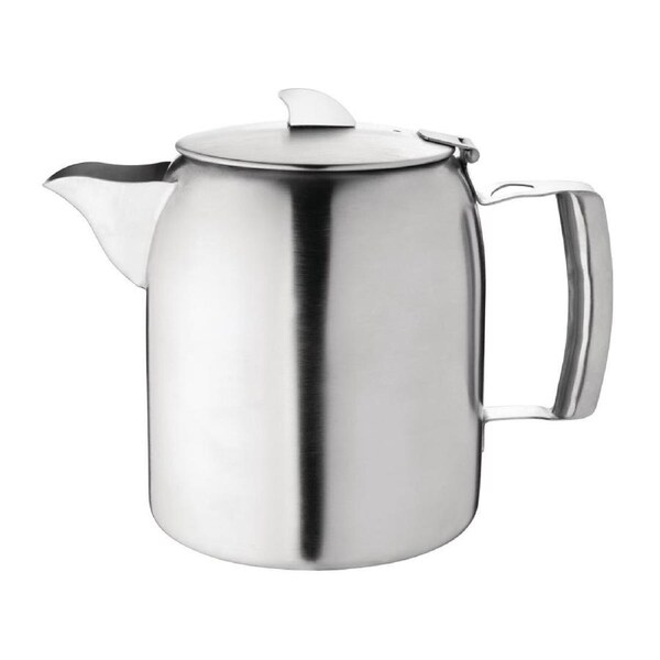 Airline Teapot Brushed Finish St/St - 1.6Ltr 56 fl oz St/St