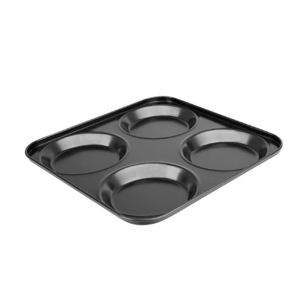 Vogue Non Stick Yorkshire Pudding Tray 4 Cup - 235x235x23mm 9 1/4x9 1/4x1"