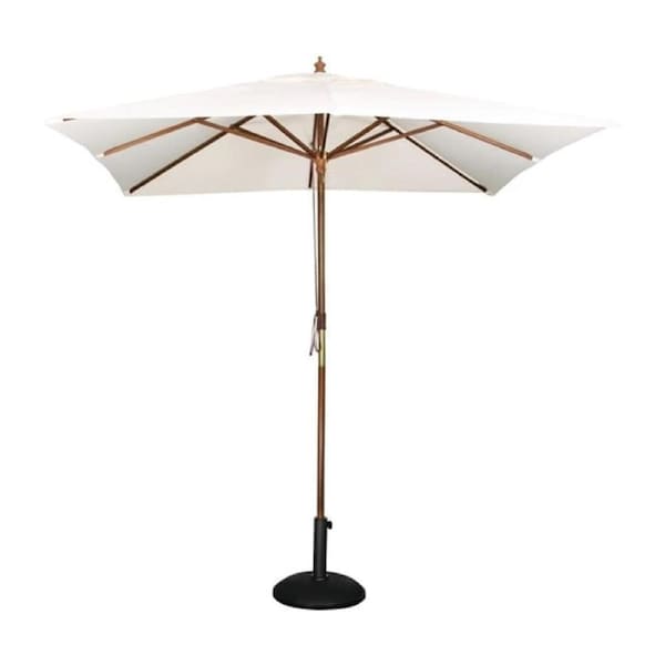 Bolero Square Pulley Umbrella Cream - 2.5m (Base not included)