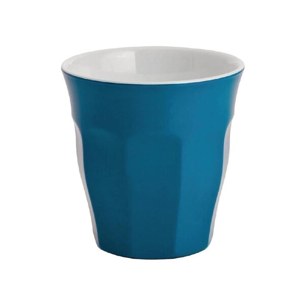 Gelato Melamine Aqua/White Tumbler - 90mm 300ml (Box 12)