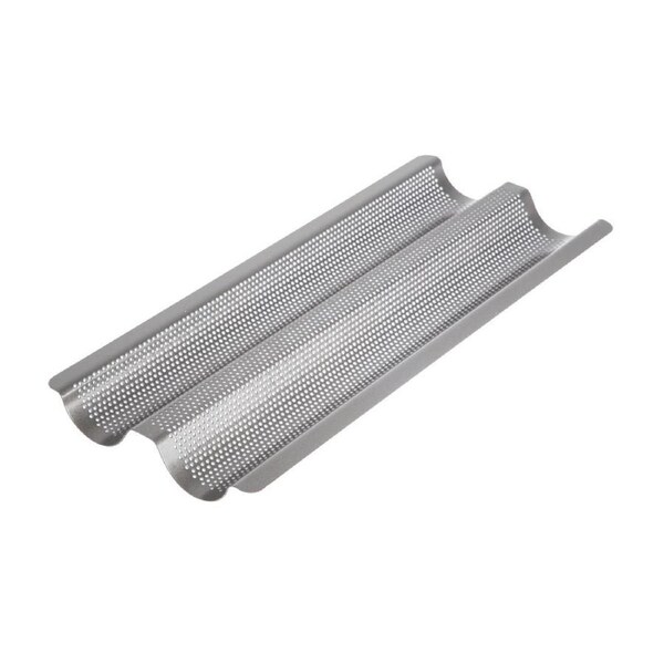 Masterclass Crusty Bake Non-Stick Baguette Tray ; 39x16x2.5cm