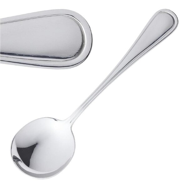 Olympia Mayfair Soup Spoon St/St (Box 12)