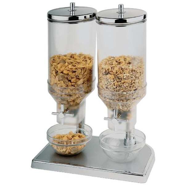 Cereal Dispenser Double - 2x4.5Ltr