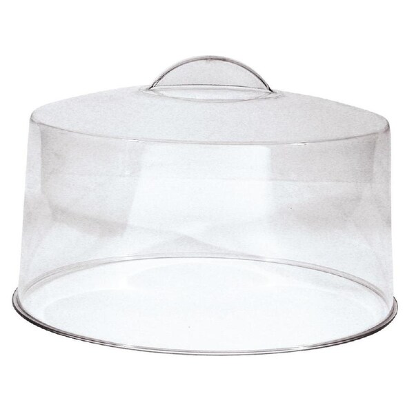 Cake Cover Non-Slip Moulded Handle Clear - 300mm