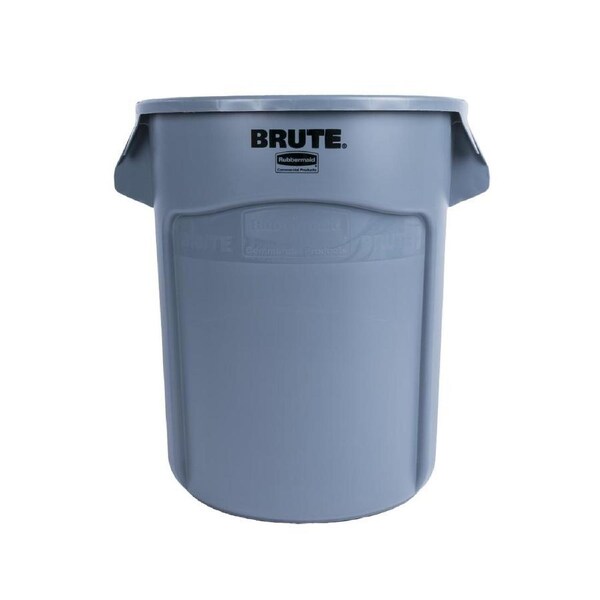 Rubbermaid Round Brute Container Grey - 75Ltr