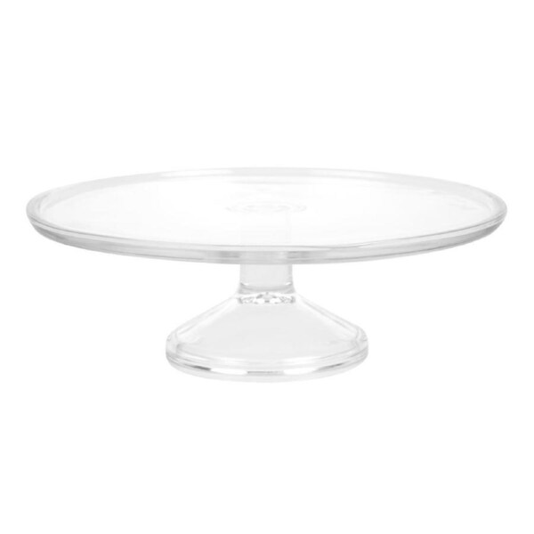 Olympia Glass Cake Stand Base for Dome CS014 - 305x95mm 12x 3 3/4"
