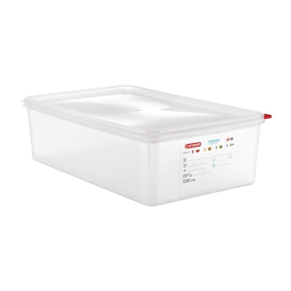 Araven Food Containers - GN 1/1 21Ltr with Lids (Box 4)