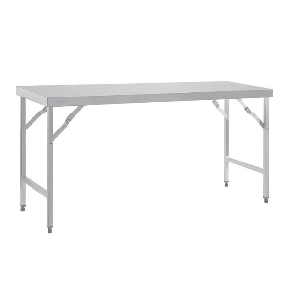 Vogue St/St Folding Table - 1800x600x900mm