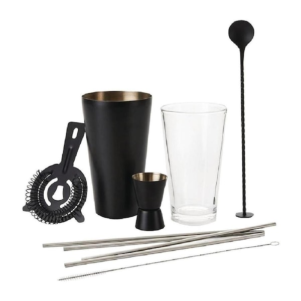 Stanley Rogers New Cocktail Set 10piece Matte Black