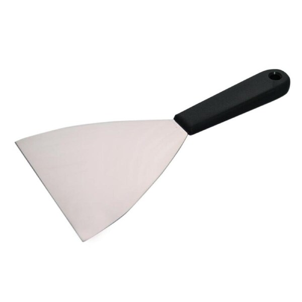 Schneider Stainless Steel Spatula 120mm with Black PP handle