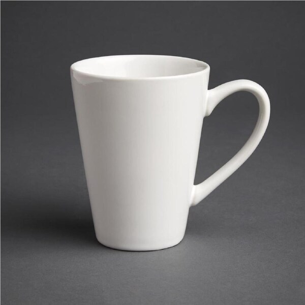 Olympia Cafe Latte Cup White - 340ml (Box 12)