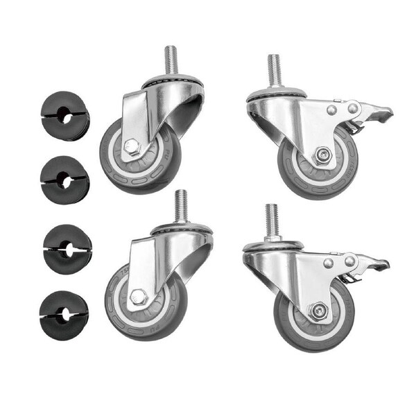 Vogue Castors for Vogue St/St Tables (Pack 4)