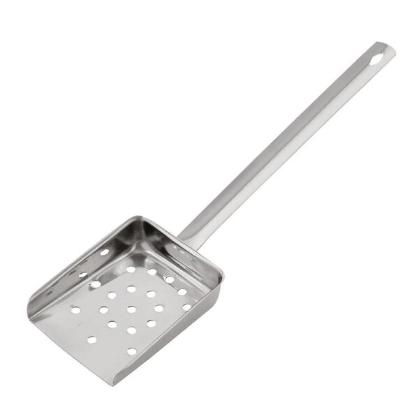 Vogue Chip Scoop Flat Handle St/St - 290mm 11 1/2"