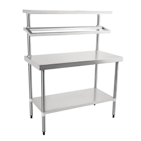 Vogue Prep Station St/St - 1200x600x1500mm 47 1/4 x23 1/2 x59"