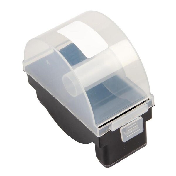 Hygiplas 2'' Label Dispenser - Black/Clear Lid