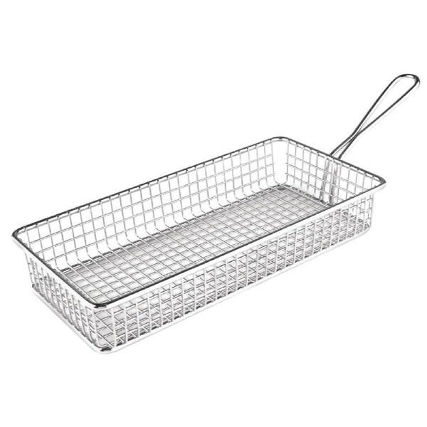 Olympia Rectangular Presentation Basket St/St 45(H)x260(W) x130(D)mm