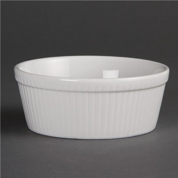 Olympia Whiteware Round Pie Dish - 53Hx134Wx134mmD (Box 6)
