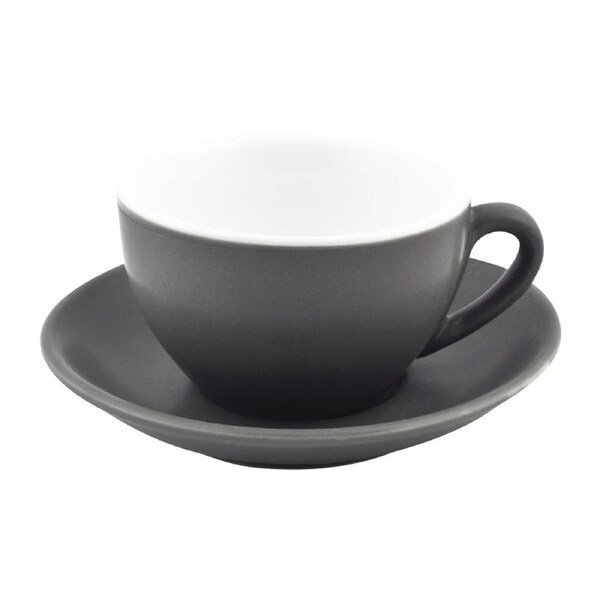Bevande Large Cappuccino Cup Slate - 280ml (Box 6)