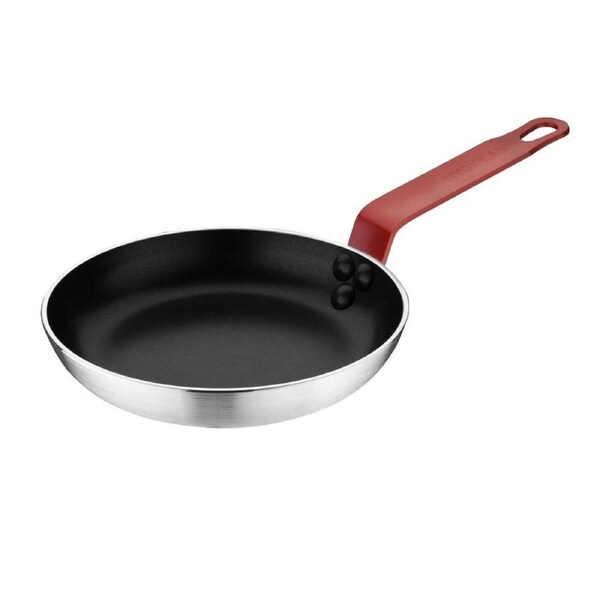 Hygiplas Frypan Aluminium Non-stick Teflon Platinum Plus Red Handle - 200x35mm