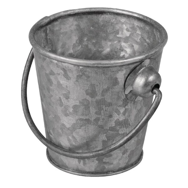 Moda Brooklyn Mini Galvanised Bucket - 110x100mm