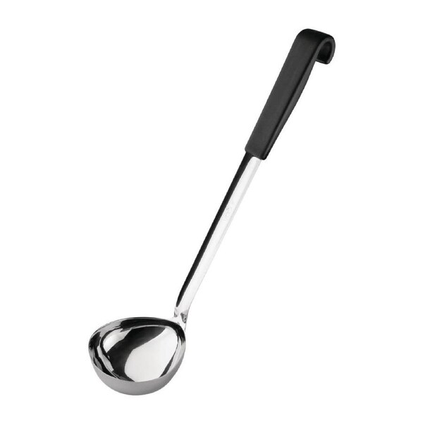 Vogue Black Handled Ladle - 340mm 130ml