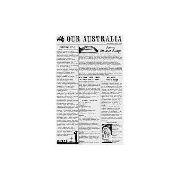Greaseproof Paper Newsprint - 190x310mm (200 Sheets)