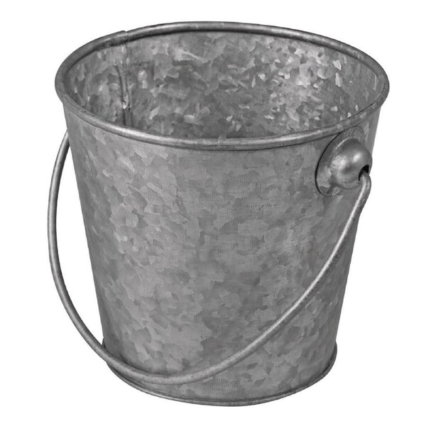 Moda Brooklyn Mini Galvanised Bucket - 130x120mm