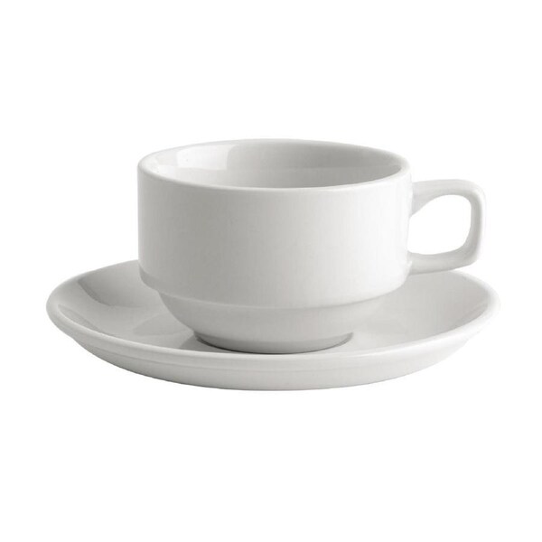 AFC Bistro Tea Saucer for 200ml Cup (Box 36)