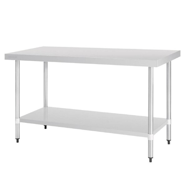 Vogue Stainless Steel Table - 1500x700x900mm