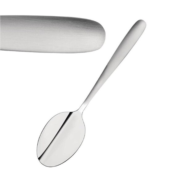 Tablekraft Cafe Dessert Spoon Satin Finish 18/0 St/St (Box 12)