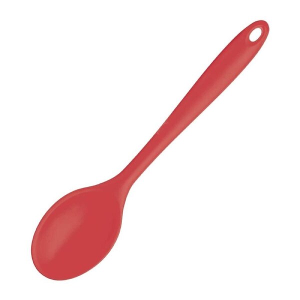 Vogue Silicone High Heat Cooking Spoon Red - 275mm 10 3/4"