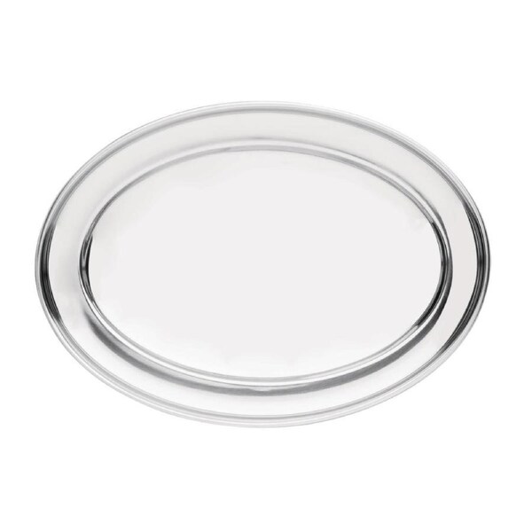 Olympia Oval Serving Tray St/St - 220mm 9"