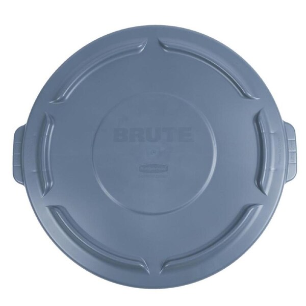Rubbermaid Round Brute Lid Grey - 121.1Ltr