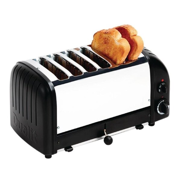 Dualit Classic Vario Toaster 6 Slice Black Matt- Commercial