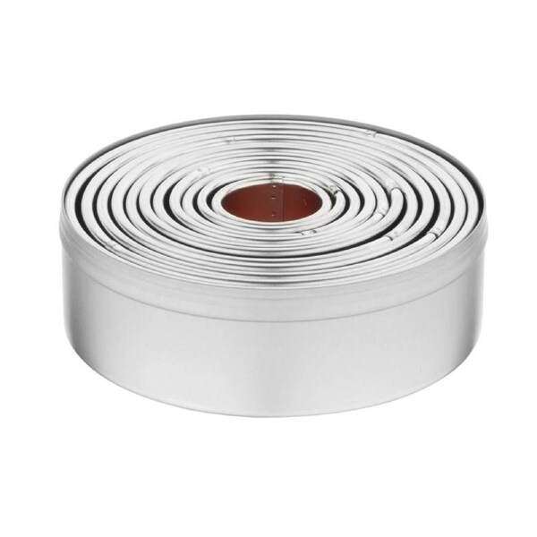 Vogue Round Plain Cutters - 100mm (11 Piece)