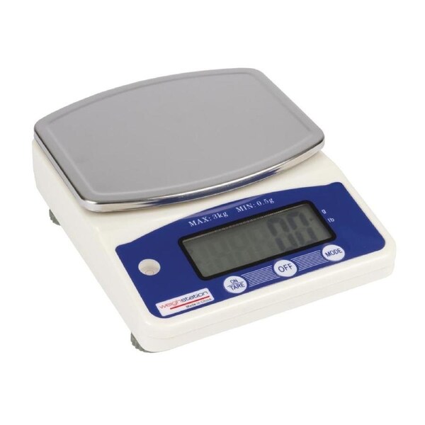 Vogue Digital Small Platform Scale (Not Gov Stamped) 3kg Grad. 0.5g kg/lb
