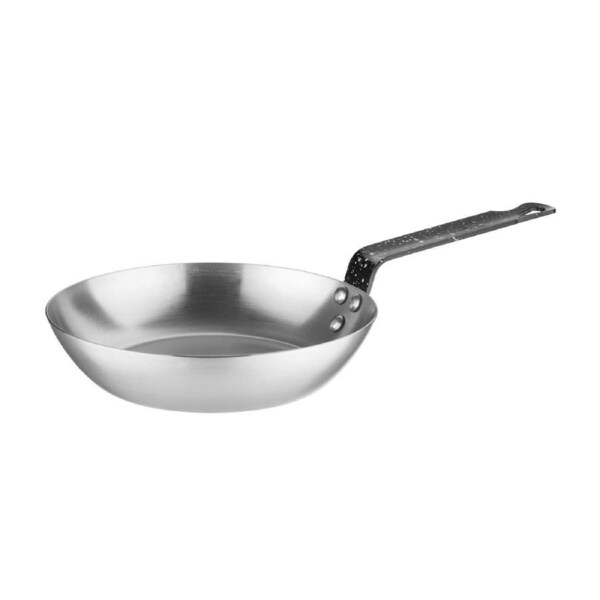 Vogue Carbon Steel Induction Frying Pan - 200mm