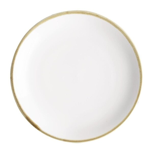 Olympia Kiln Chalk Coupe Plate - 228mm 9" (Box 6)