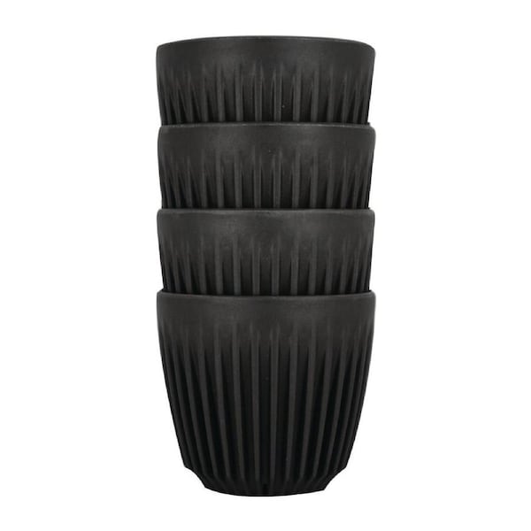 HuskeeCup Cup Charcoal - 228ml 6oz (Box 4)
