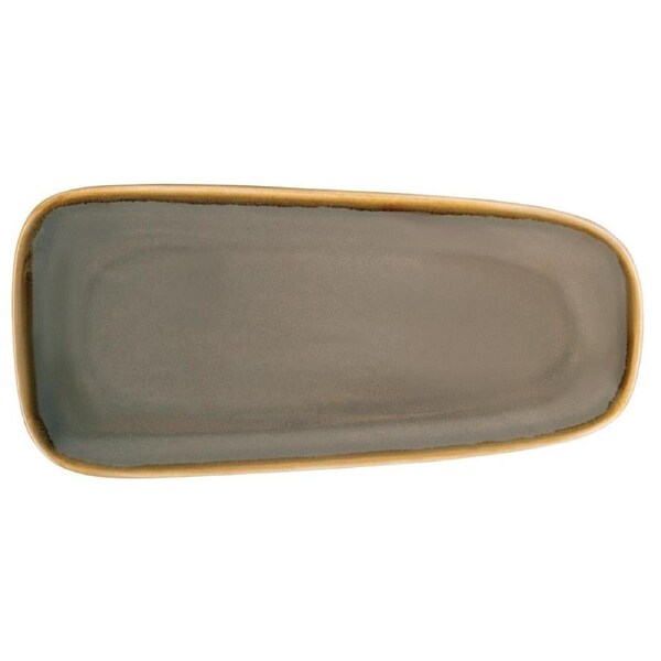 Olympia Kiln Smoke Platter Large 337x178x30(H)mm 13.25x7" (Box 4)