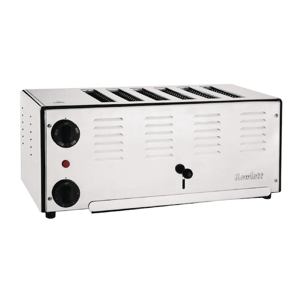 Rowlett Premier 6 Slot Toaster with Spare Elements- Commercial