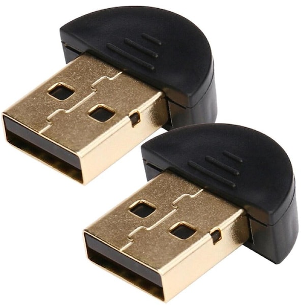 Ozoffer 2x Mini USB 2.0 Bluetooth V4.0 Dongle Wireless Adapter