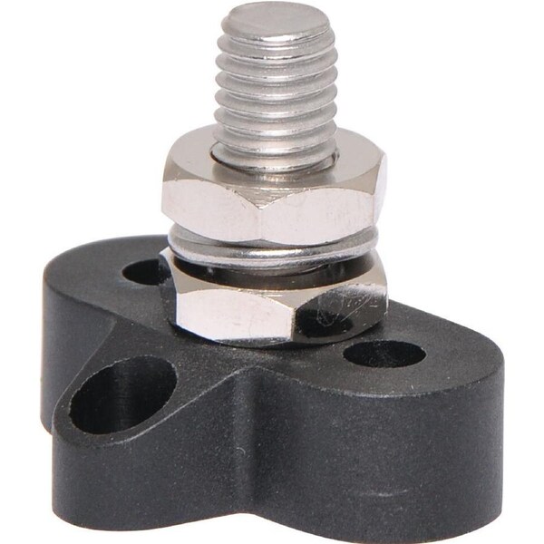 Powerhouse Single Black M10 Power Distribution Post