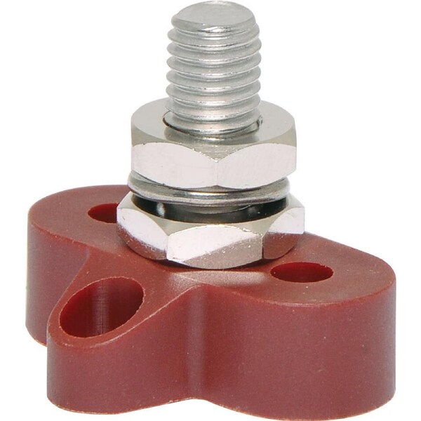 Powerhouse Single Red M10 Power Distribution Post