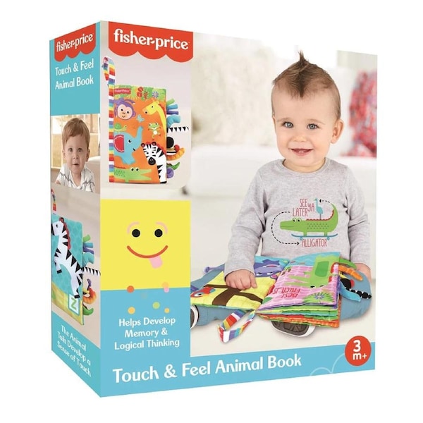 Fisher Price Interactive Touch and Feel Animal Book