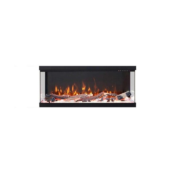 Langham 1600W 3-Sided 40 Inch Extra Deep Electric Fireplace